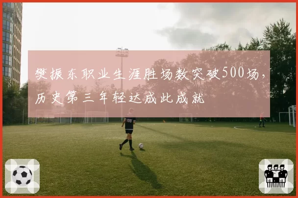 樊振东职业生涯胜场数突破500场，历史第三年轻达成此成就
