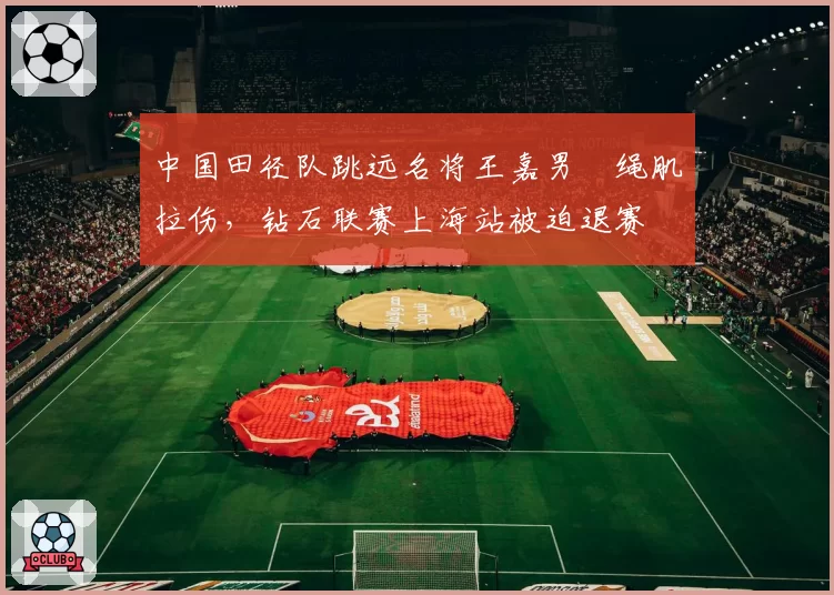 中国田径队跳远名将王嘉男腘绳肌拉伤，钻石联赛上海站被迫退赛